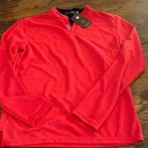 Zachard Red Long sleeve sweaters soft‎ thin size L